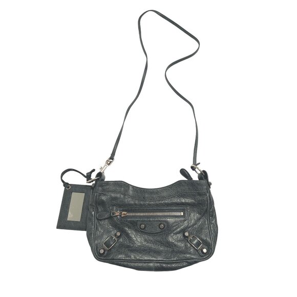 Balenciaga Hip Giant 12 Crossbody Bag in Green Leather - Picture 1 of 8